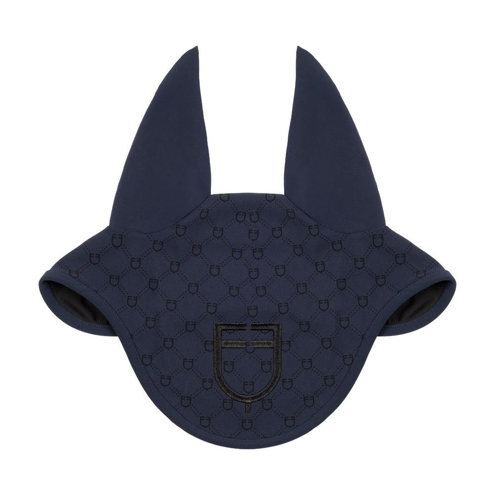 Fly veil with monogram print NAVY BLAZER (19-3923)/BLACK