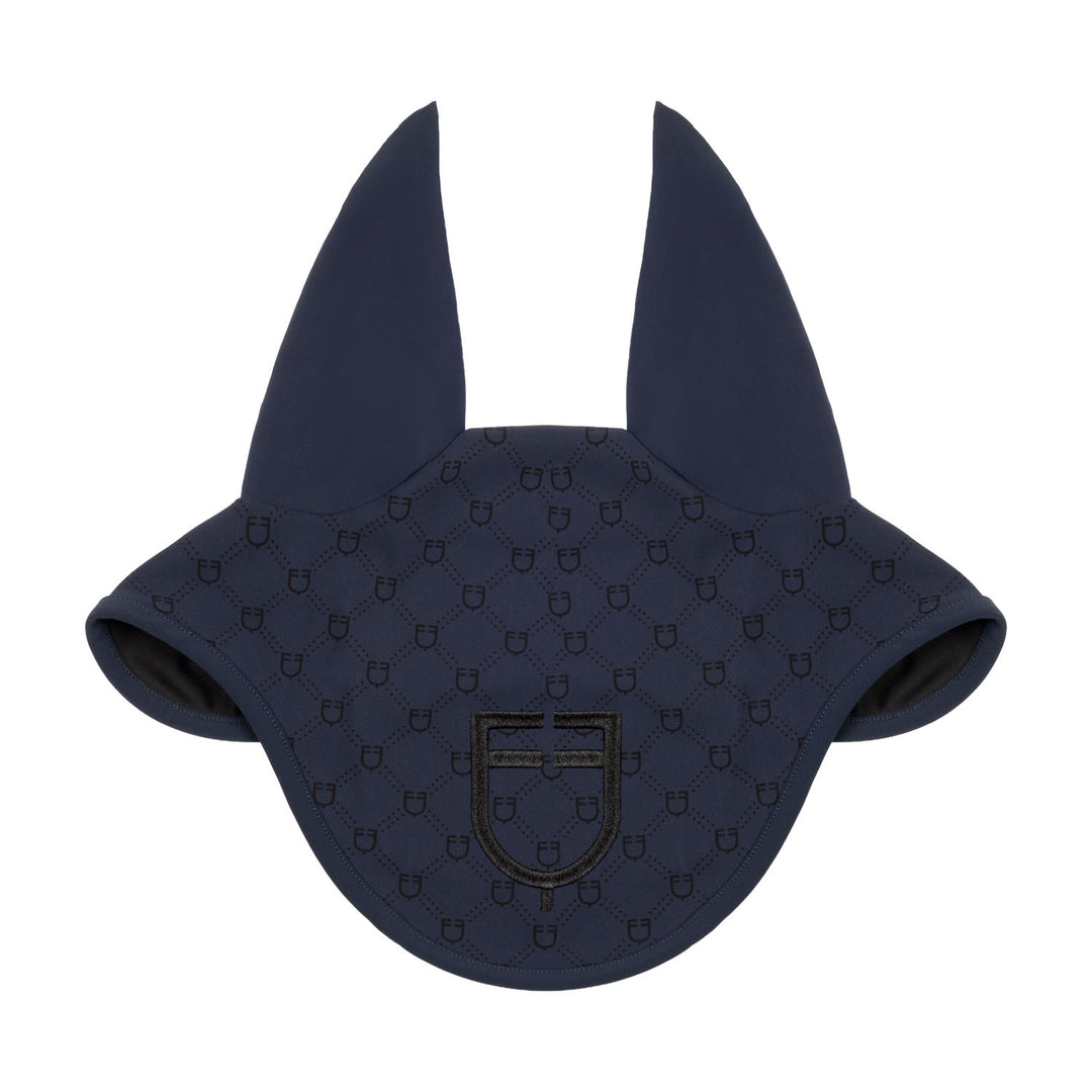 Fly veil with monogram print NAVY BLAZER (19-3923)/BLACK