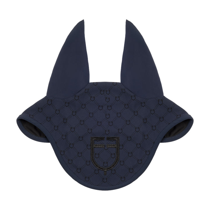 Fly veil with monogram print NAVY BLAZER (19-3923)/BLACK