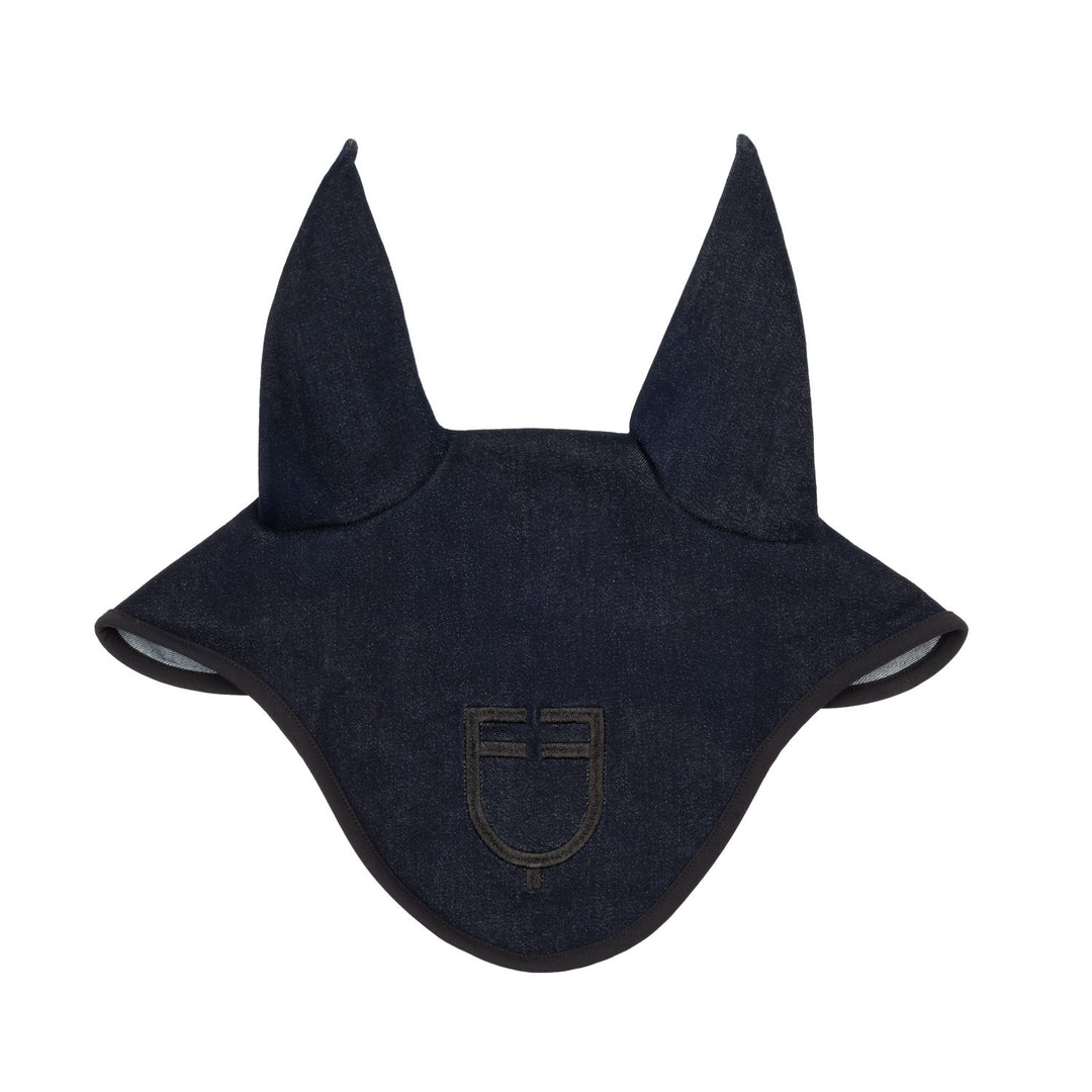 Fly veil in denim-effect technical fabric wit BLUE DENIM
