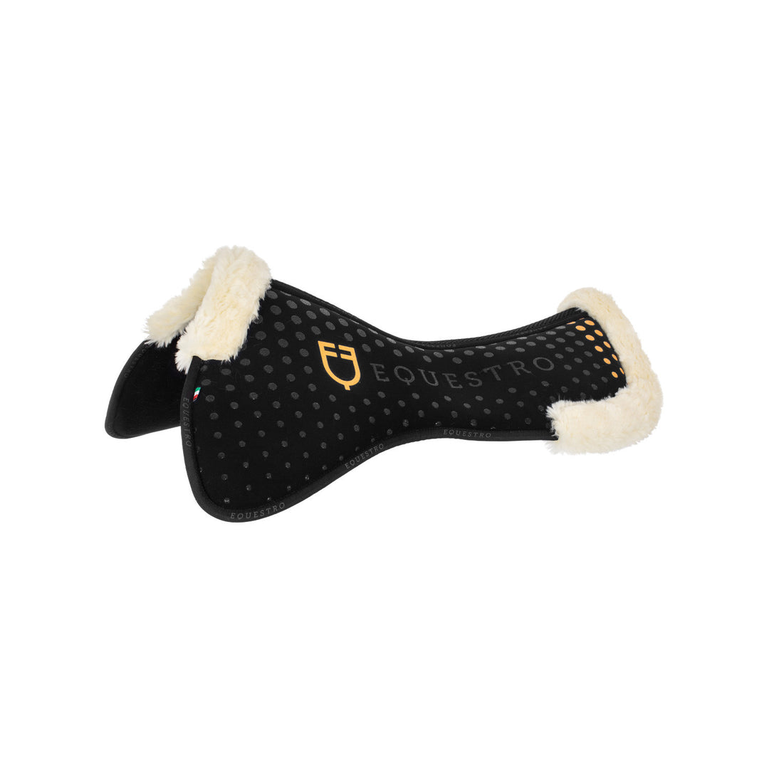 Ecowool memory foam pad with silicone grip an BLACK