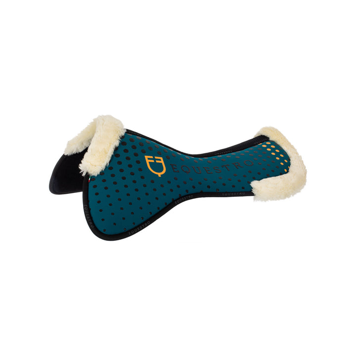 Ecowool memory foam pad with silicone grip an PETROL