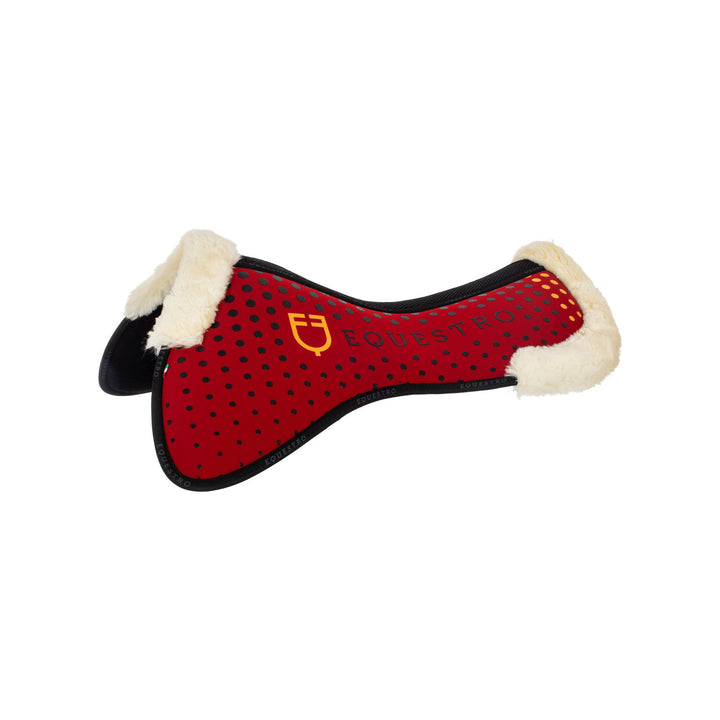 Ecowool memory foam pad with silicone grip an RED