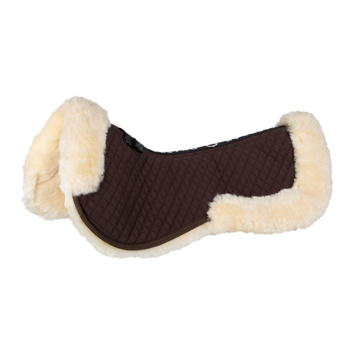 Cotton and sheepskin pad BROWN/NATURAL