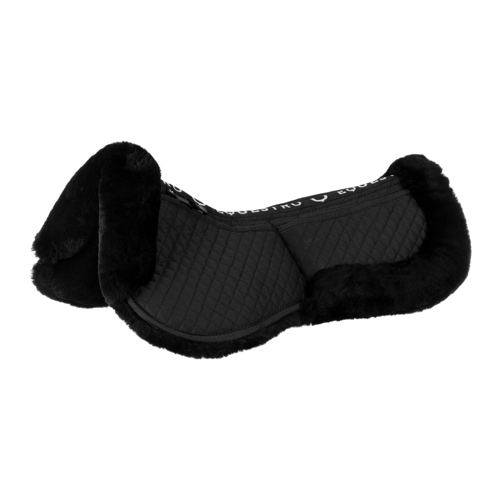 Cotton pad with pockets and sheepskin BLACK/BLACK
