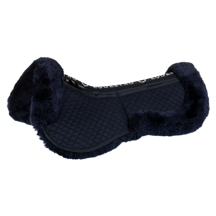 Cotton pad with pockets and sheepskin BLUE/NAVY