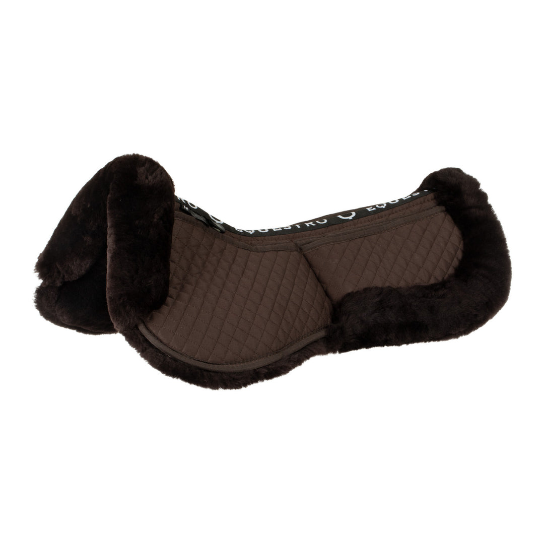 Cotton pad with pockets and sheepskin BROWN/BROWN