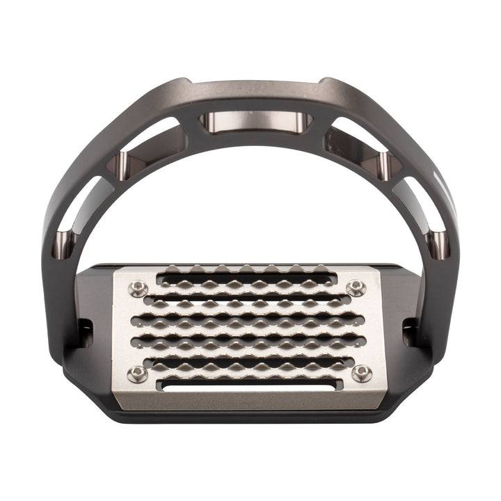 Aluminium stirrups inclined tread