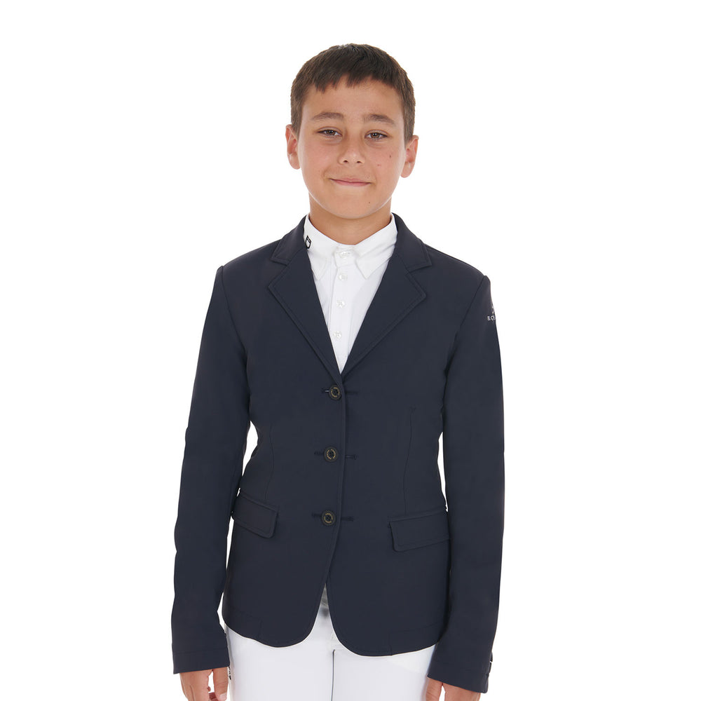Kids' competition jacket with three buttons NAVY