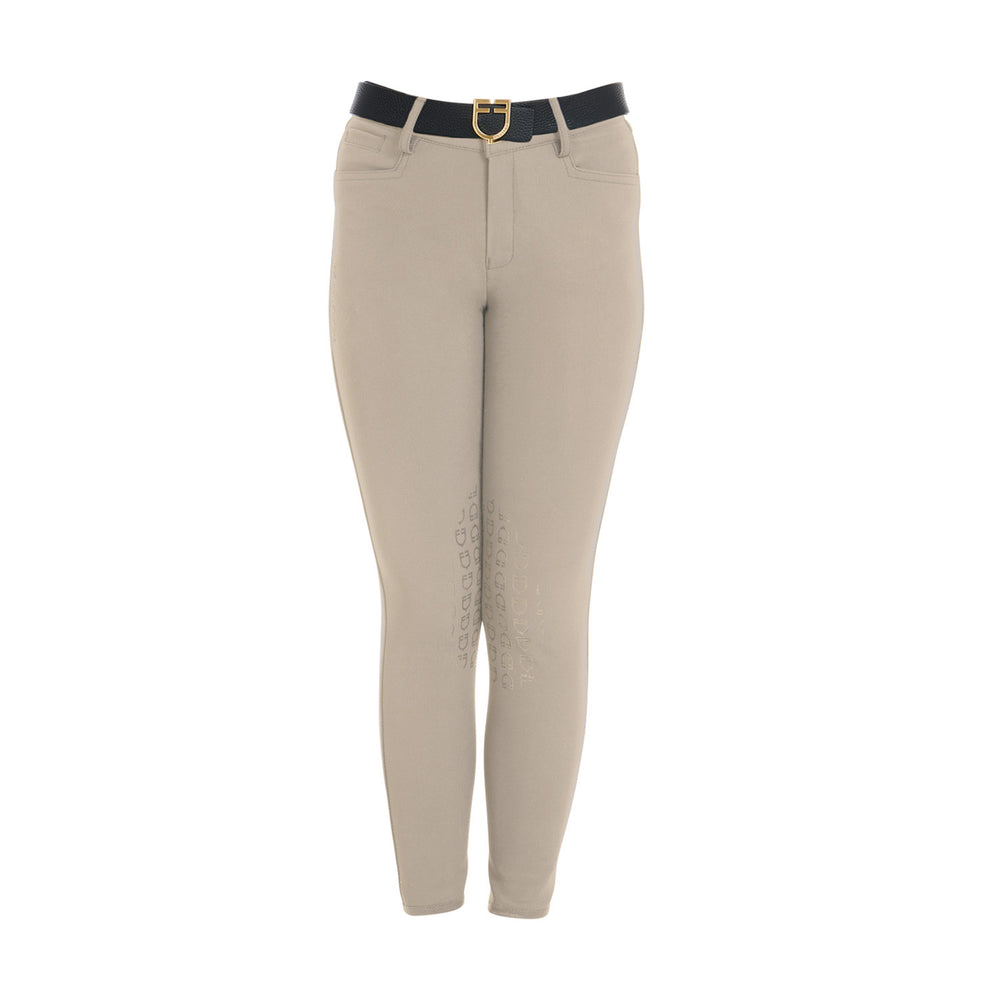 Kids' unisex slim fit breeches OXFORD TAN (15-1306)