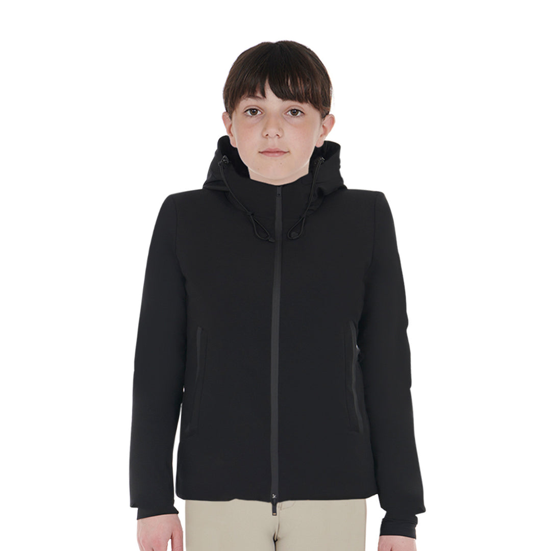 Unisex Kids Waterproof and Windproof Nylon Ja BLACK