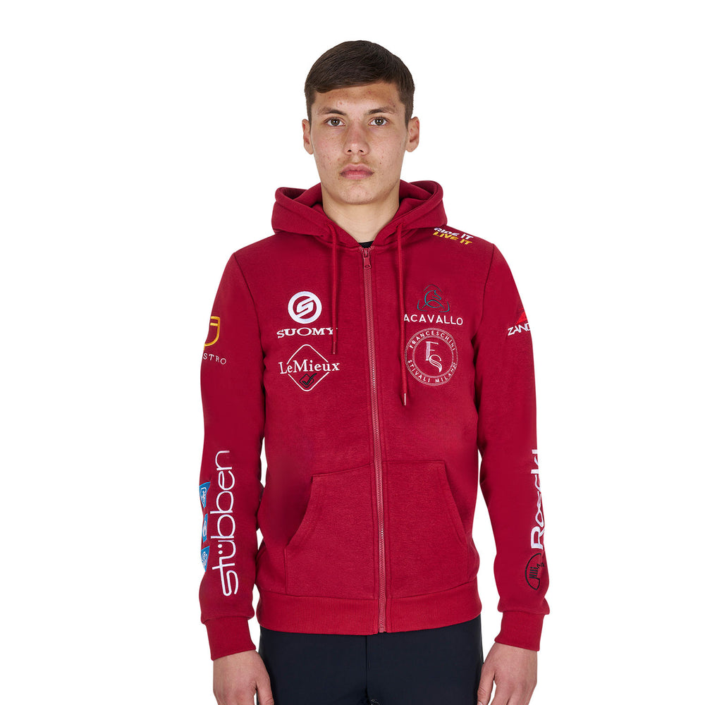 Men's sweatshirt with multi-logo hood SCOOTER (19-1863)