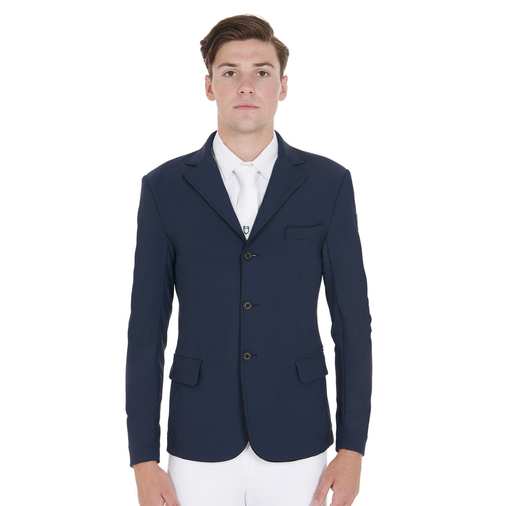 Men's competition jacket with side zip pocket NAVY BLAZER (19-3923)