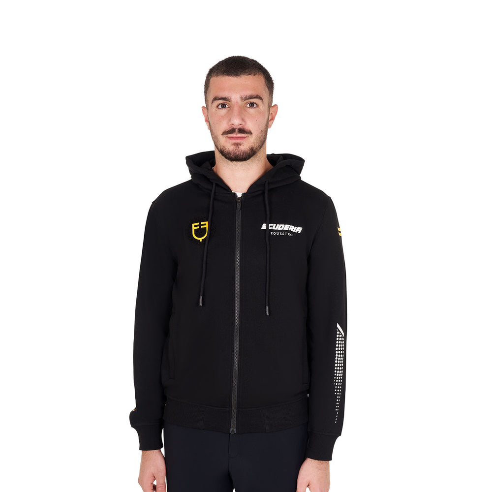 Scuderia Equestro men's hooded sweatshirt BLACK