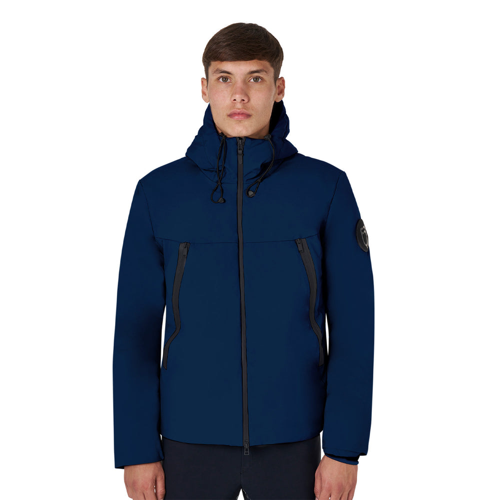 Men's waterproof and windproof jacket in nylo NAVY BLAZER (19-3923)