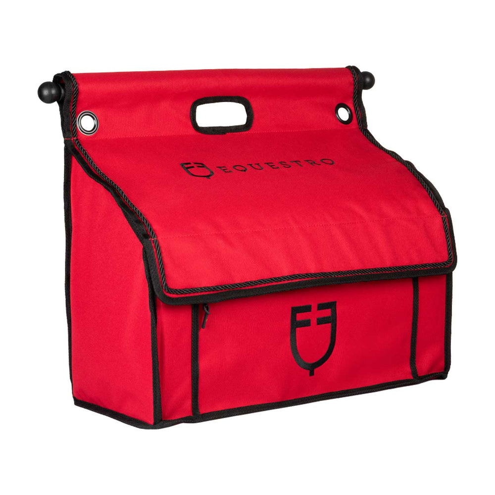 Grooming bag with bar BURGUNDY