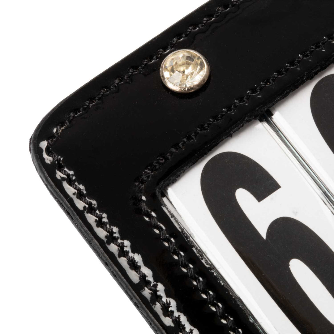 4 digits competition number holder with crystals