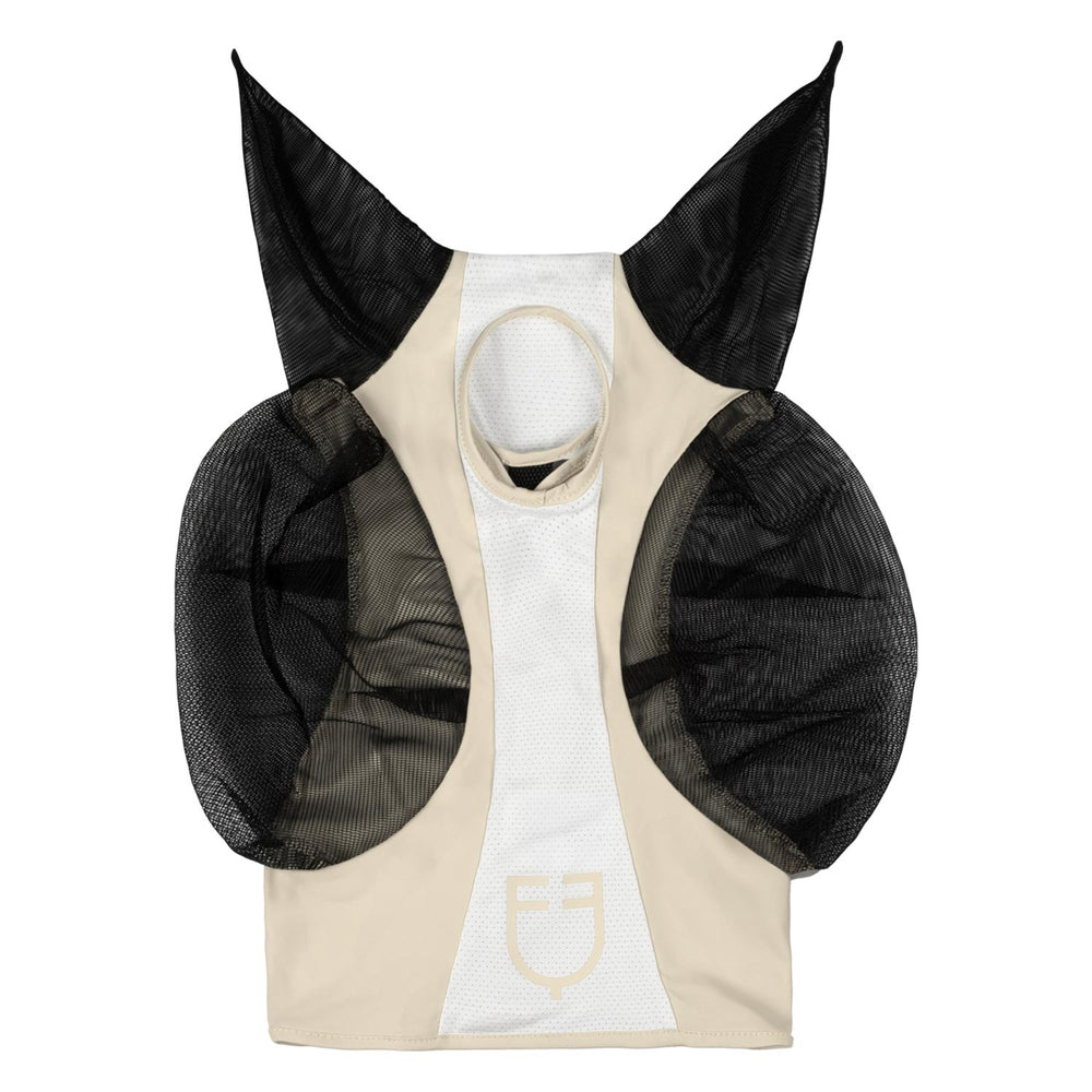 Two tone mesh anti-fly mask AFTER GLOW (11-0510)/BRILLIANT WHITE (11-4001)