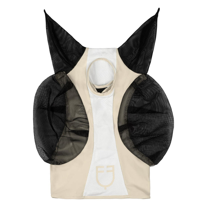 Two tone mesh anti-fly mask AFTER GLOW (11-0510)/BRILLIANT WHITE (11-4001)