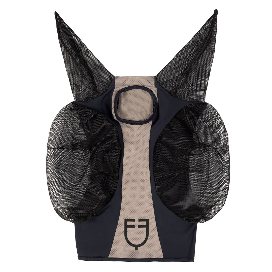 Two tone mesh anti-fly mask ANTHRACITE (19-4007)/GREY FLANNEL (17-4016)