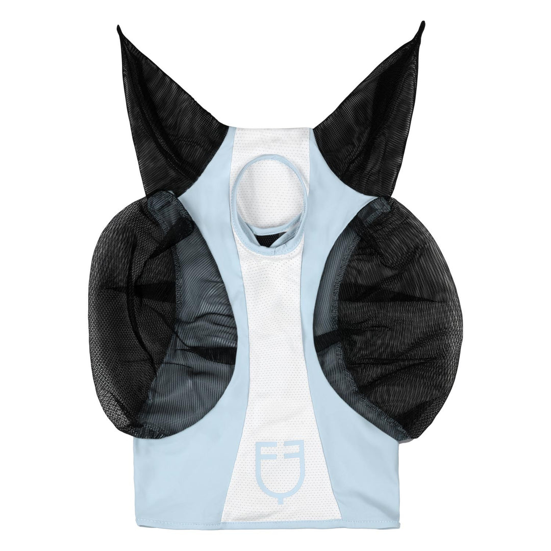 Two tone mesh anti-fly mask OMPHALODES (13-4200)/BRILLIANT WHITE (11-4001)