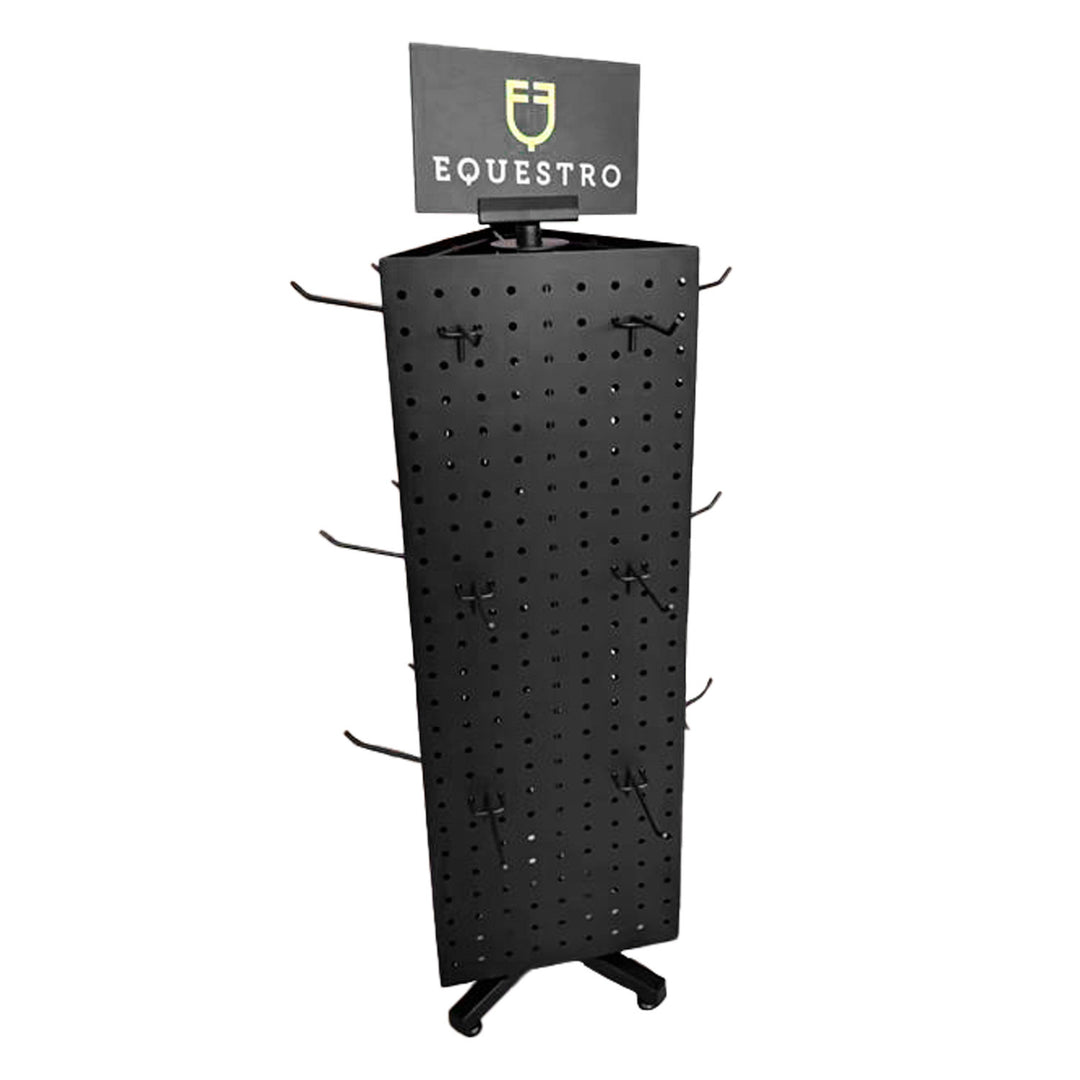 Black steel glove/sock display stand L350/W300/H870 mm