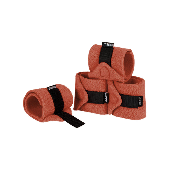 Toy horse bandages set BRICK RED