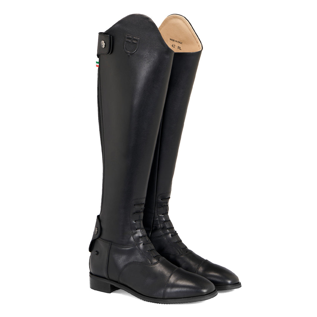 Unisex boots with laces and back zip REGULAR