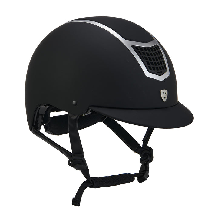 Ultra light helmet with polished frame homolo BLACK/SILVER