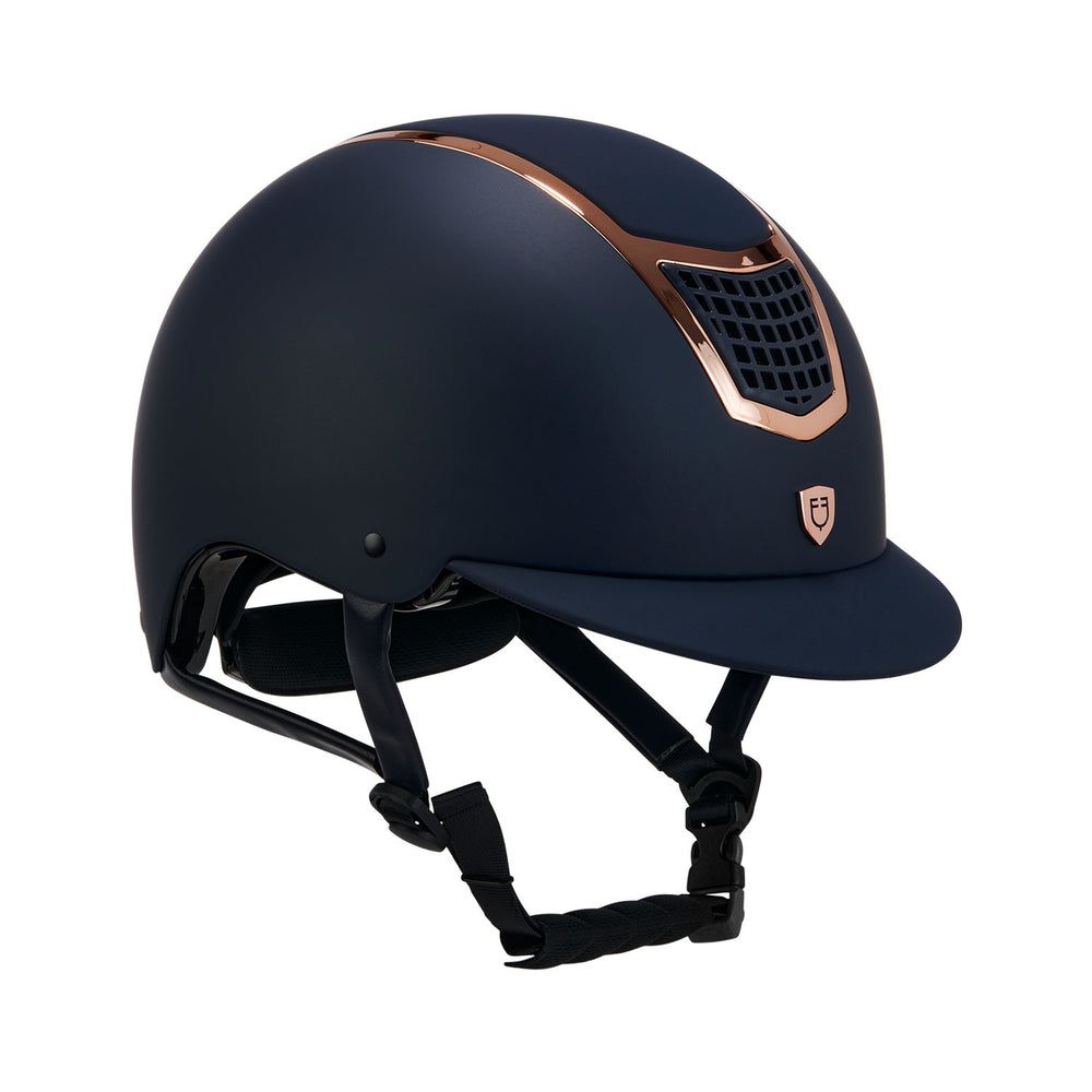Ultra light helmet with polished frame homolo NAVY/ROSE GOLD