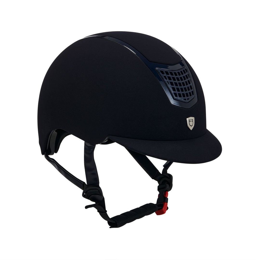 Helmet with colored velvet frame NAVY/NAVY