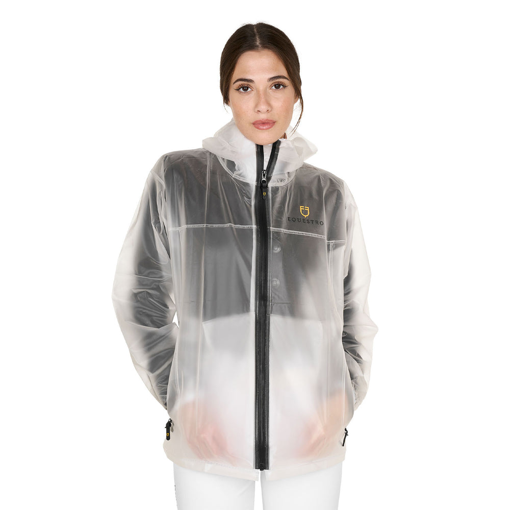 Unisex basic raincoat WHITE
