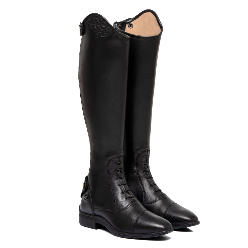 Unisex boots with laces and multilogo insert CALF  SMALL