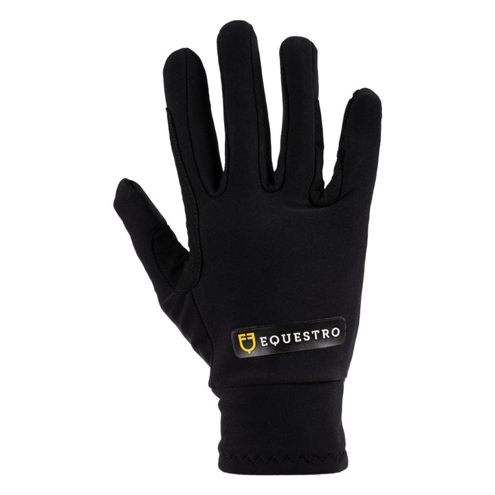 Unisex gloves in fleece fabric BLACK