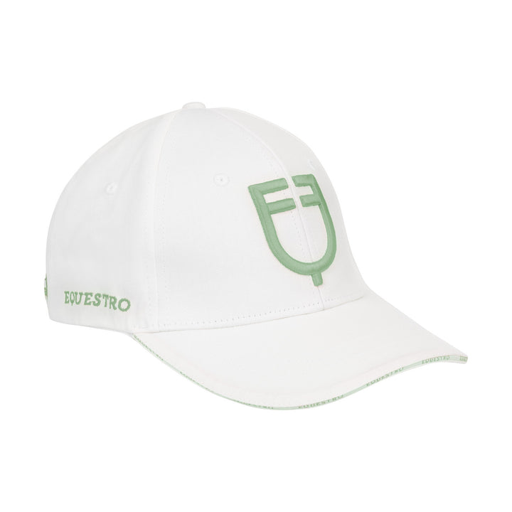 Unisex baseball cap WHITE/LIGHT GREEN