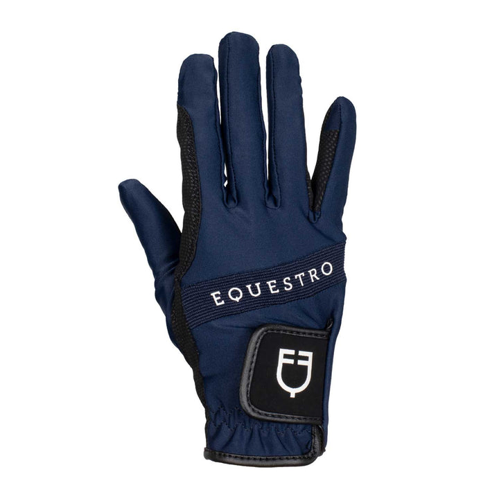 Gloves in technical fabric with multicolor lo NAVY/WHITE