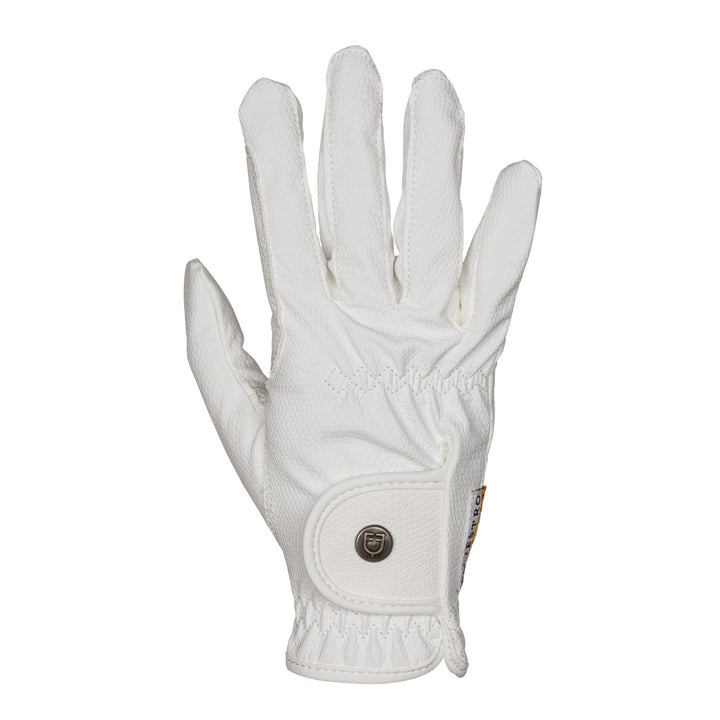 Unisex gloves in soft synthetic leather with hook-and-loop fastening