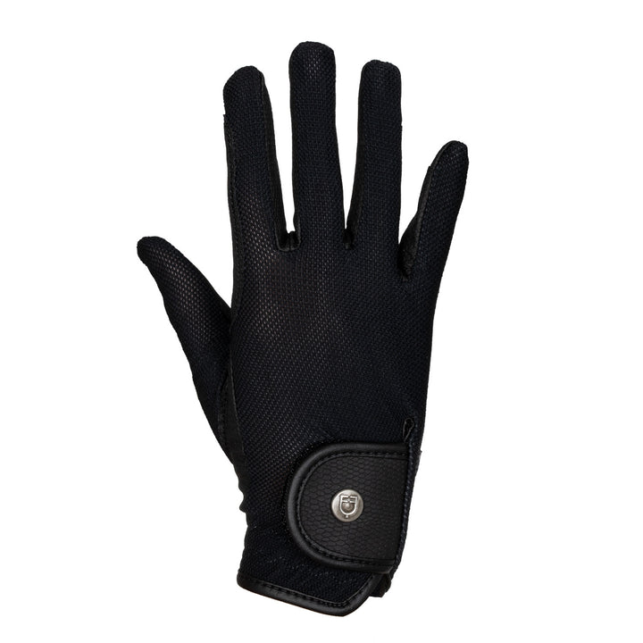 Unisex gloves in technical fabric and mesh BLACK