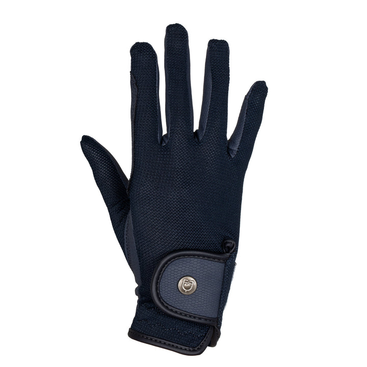 Unisex gloves in technical fabric and mesh NAVY