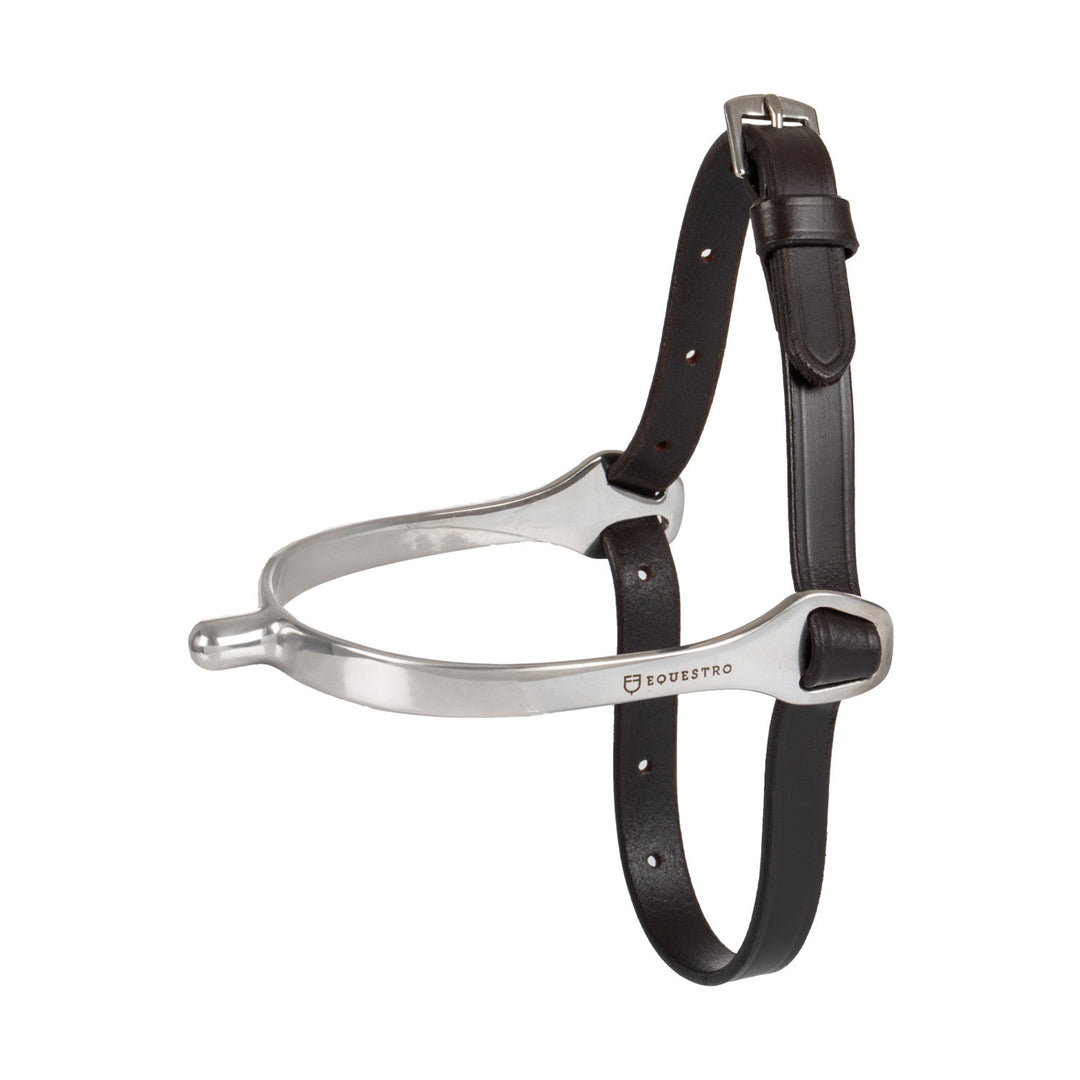 LEATHER SPUR STRAP DARK BROWN
