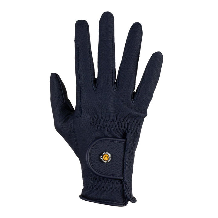 Unisex gloves in synthetic leather with tear- NAVY