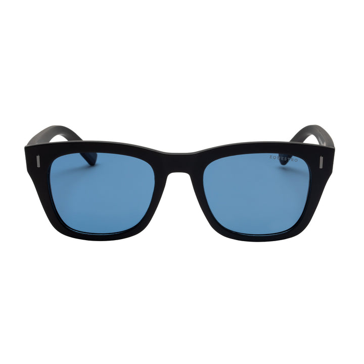 Solana polarized sports sunglasses BLACK MATT/BLUE