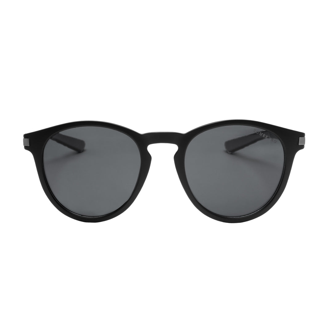 Heulwen polarized sports sunglasses BLACK MATT/SILVER REVO