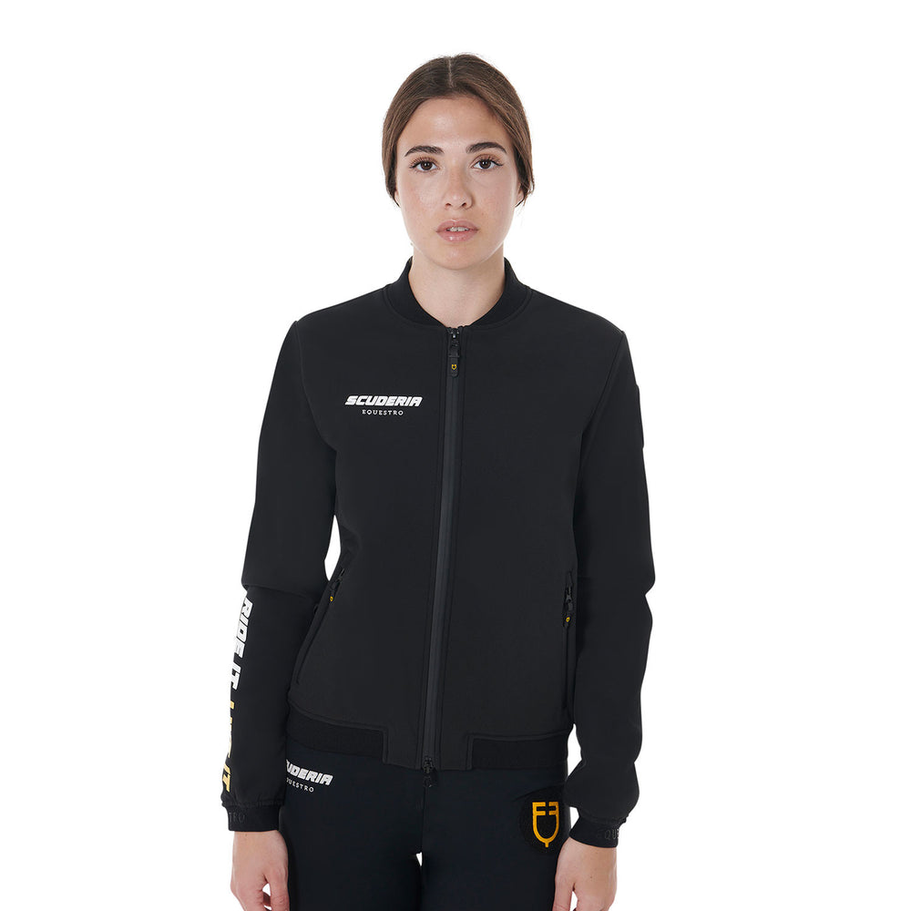 Scuderia Equestro women's bomber technical fa BLACK