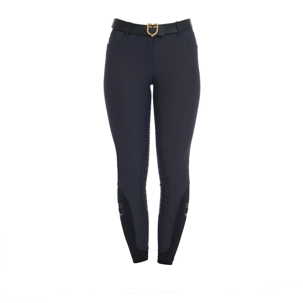 Women's full grip high waisted breeches with  NAVY BLAZER (19-3923)