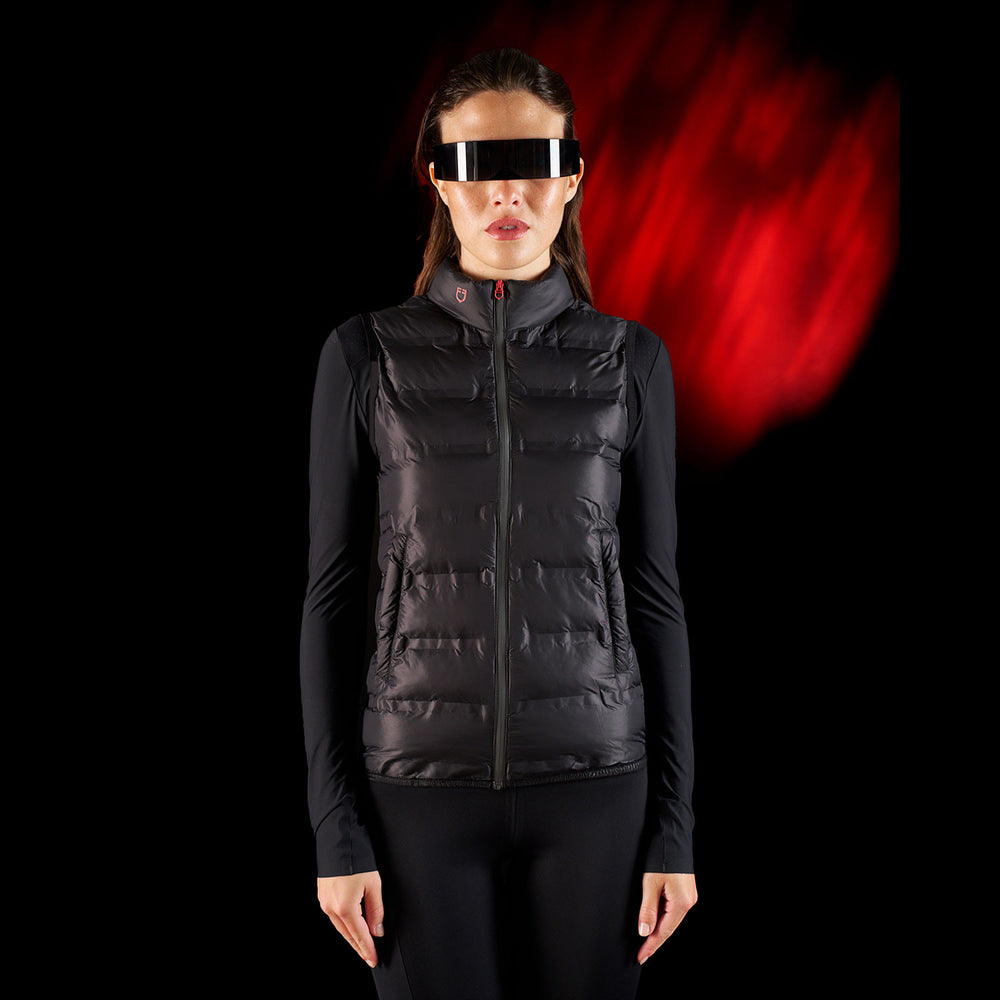 Equestro Ridertechnology women's vest heat-se BLACK