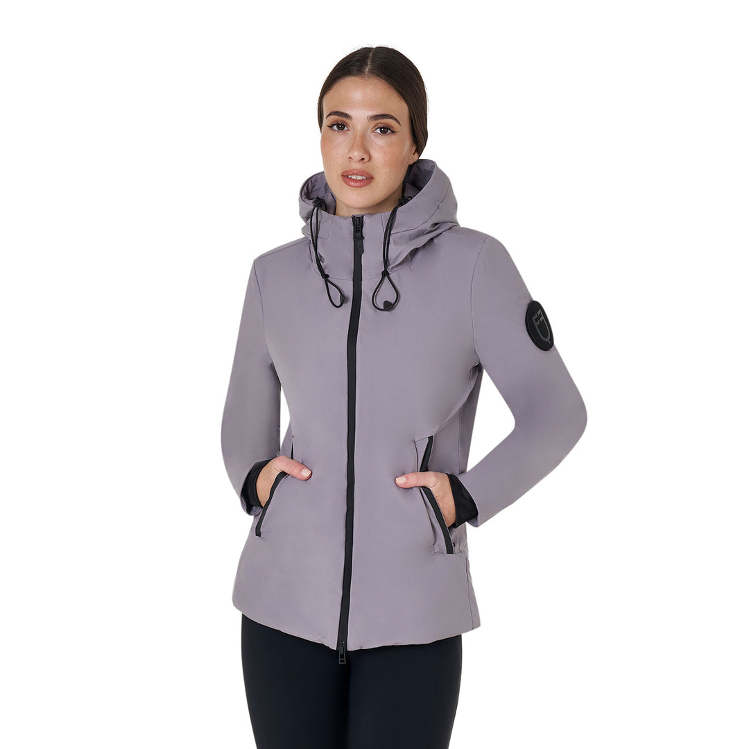Down jacket water and wind repellent FROST GREY (17-0000)