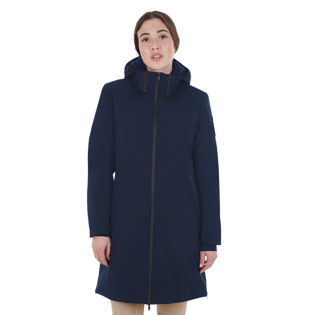 Women’s down jacket water-repellent and wind- NAVY BLAZER (19-3923)