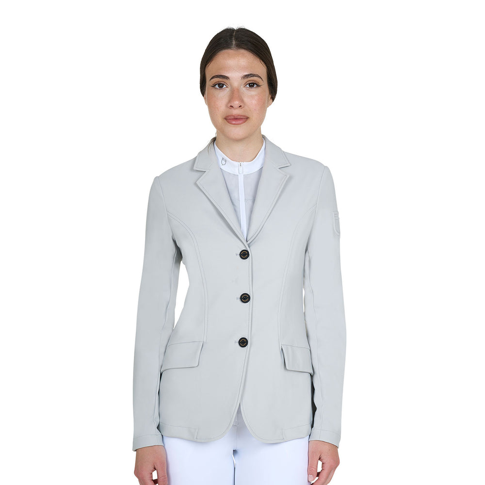 Women's competition jacket with embossed logo HARBOR MIST (14-4202)