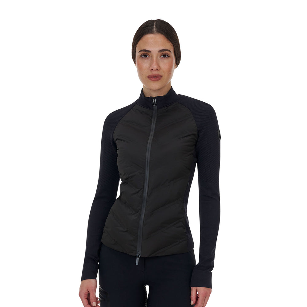 WOMEN'S RIDERTECHNOLOGY FULL ZIP HIBRYD NYLON BLACK